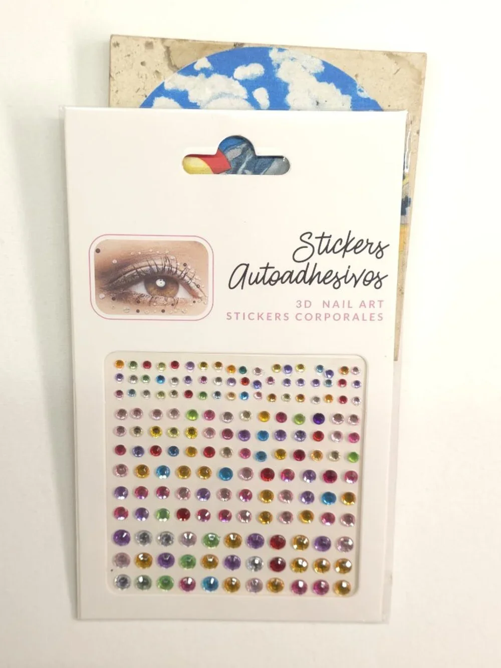 2pc FaceGem London Self Adhesive Face and Body Rhinestone Sticker Bundle